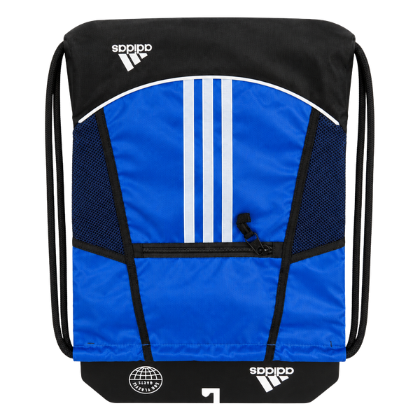 Adidas Alliance II Sackpack Blue Black Drawstring Gym Bag New
