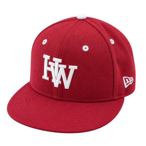 New Era 59FIFTY Fitted Baseball Cap Size 7 Red White