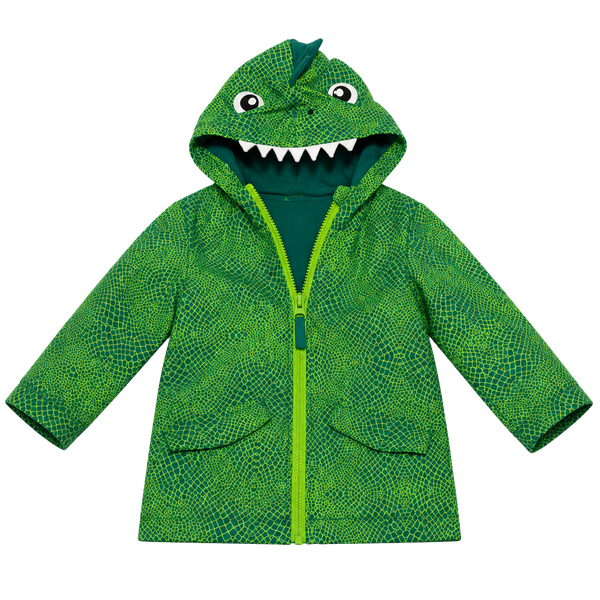 Cat & Jack Dinosaur Raincoat Size 2T Green