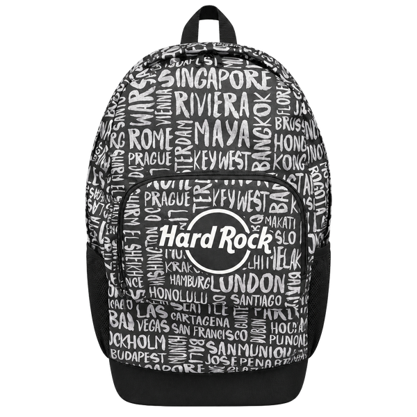 Hard Rock Cafe Packable Destination Backpack Black