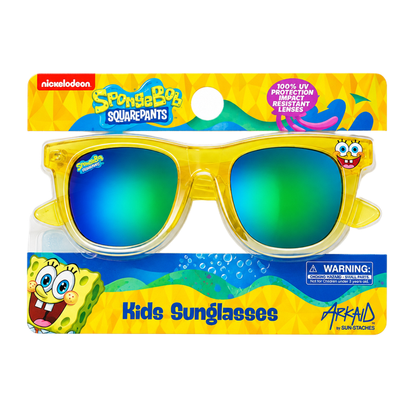 Arkaid SpongeBob SquarePants Kids Sunglasses Ombre Yellow WG5148 New