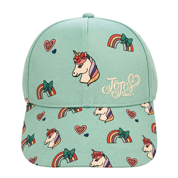 JoJo Siwa Unicorn Rainbow Baseball Cap Blue Kids