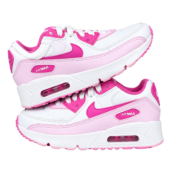 Nike Air Max 90 Little Kids Shoes FZ3558-100 White Pink