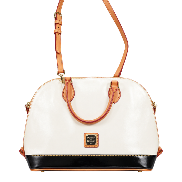 Dooney & Burke White Patent Leather Satchel