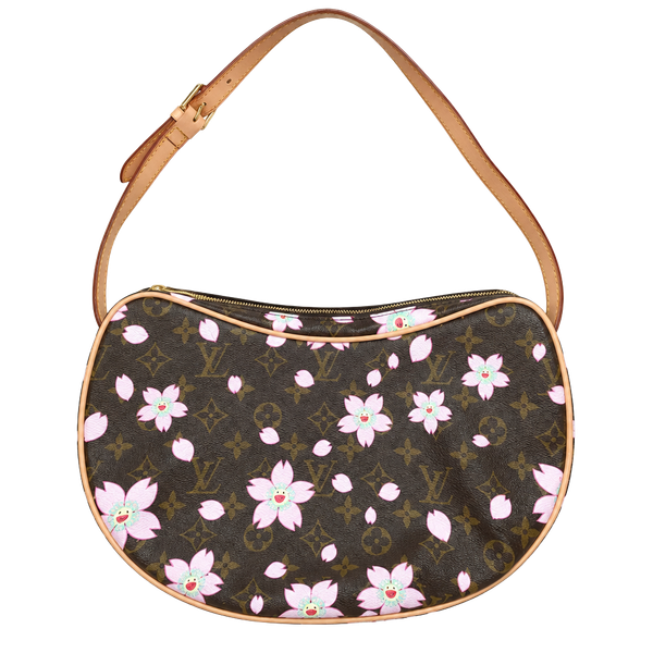 Louis Vuitton Monogram Cherry Blossom Pochette Accessoires Brown