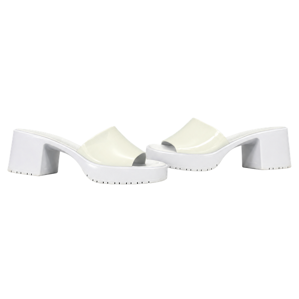 Steve Madden Harlin Platform Sandals Light Blue Jelly Block Heels