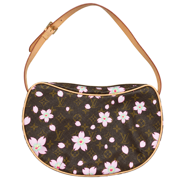 Louis Vuitton Monogram Cherry Blossom Pochette Accessoires Brown