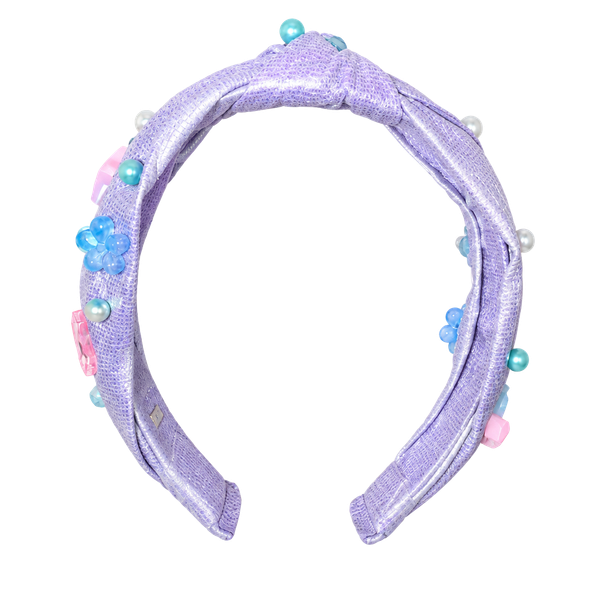 Bari Lynn Purple Shimmer Gummy Bear Headband