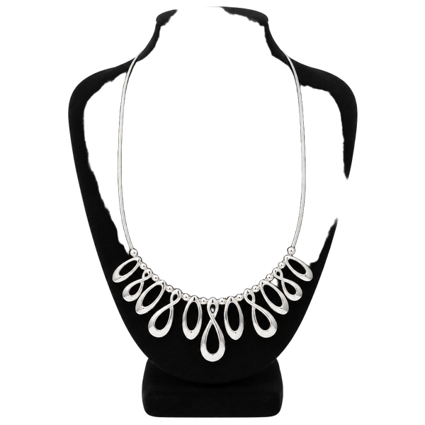 Lia Sophia Interlope Silver Necklace 16-19"