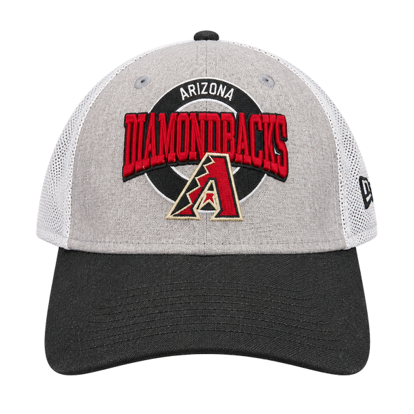 Men's Arizona Diamondbacks New Era Black Contest 9seventy Adjustable Trucker Hat