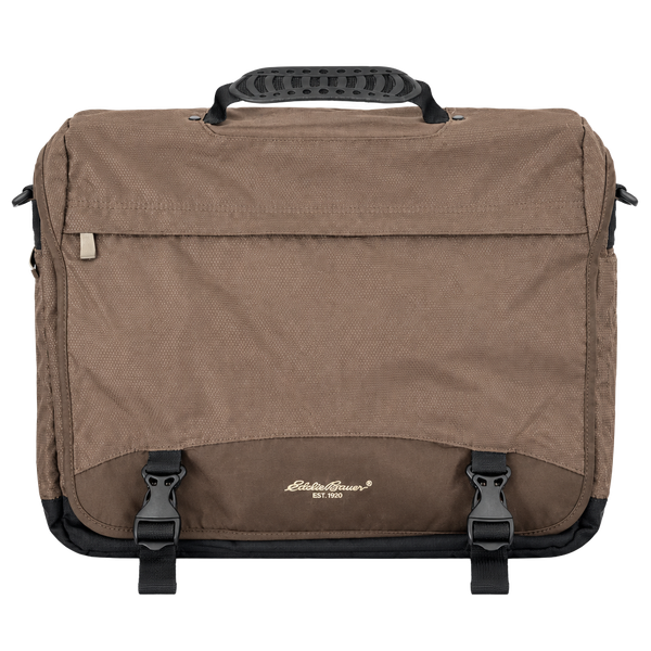 Eddie Bauer Brown Messenger Bag Laptop Computer Case