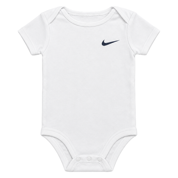 Nike Bodysuit Size 9M White Short Sleeve