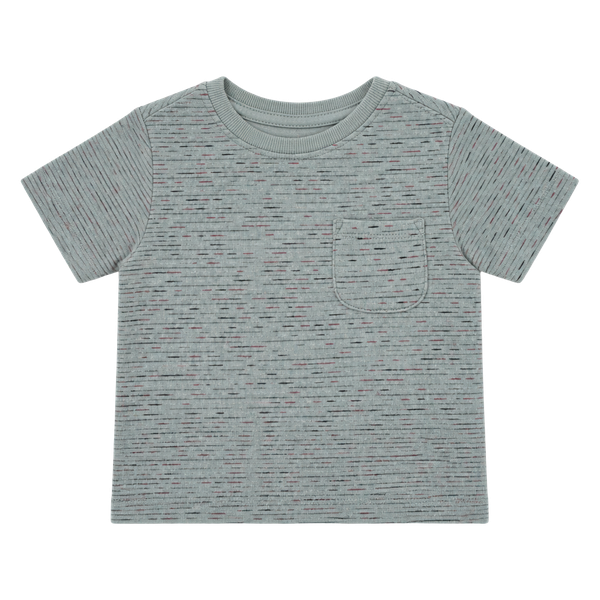 C&C California Pocket T-Shirt Blue Striped Baby Tee