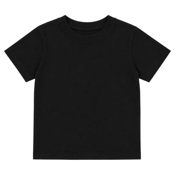 H&M Black Cotton Short Sleeve Baby T-Shirt Size US 2T