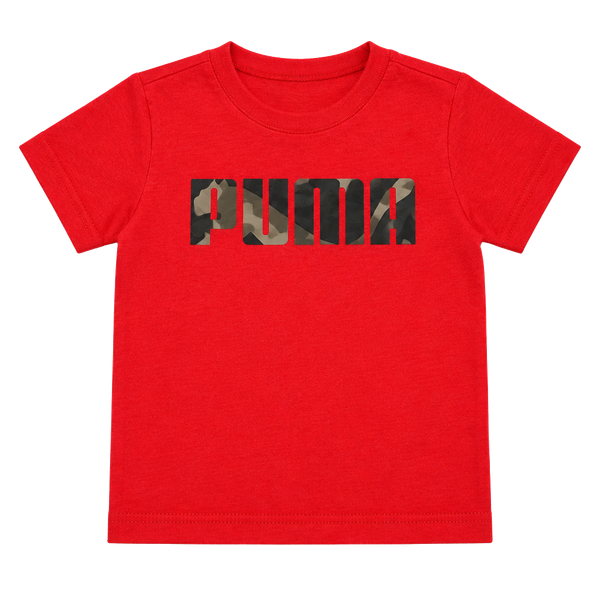 PUMA Boys 4-7 Slant Logo T-Shirt – ,