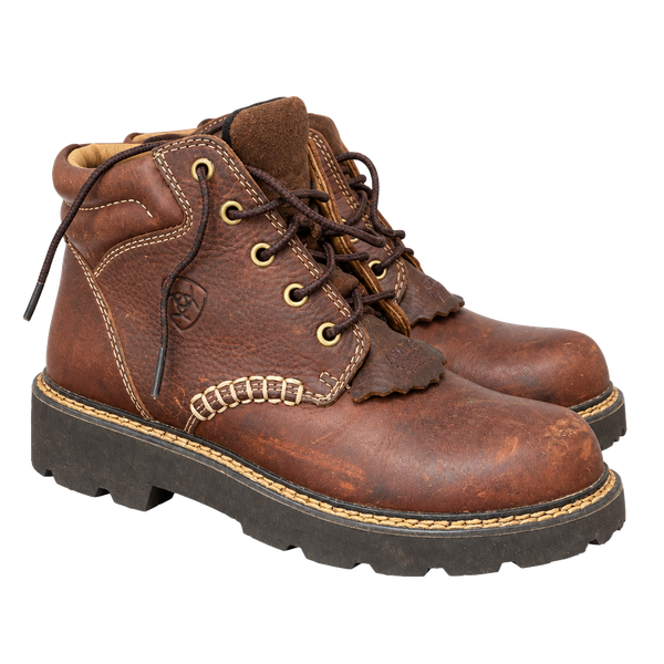 Ariat Canyon Size 6.5 Brown Leather Lace-Up Work Boots