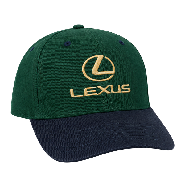 Vintage Lexus Green / Gold Big Body Hat — ,