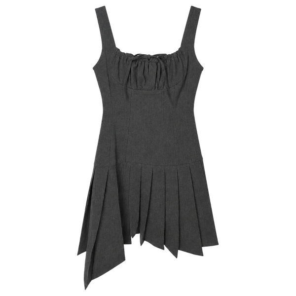 Urban Revivo Women's Dress Size XS Dark Gray Pleated Mini
