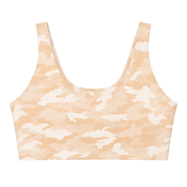 Lululemon Alignment Straight Strap Bra Heritage 365 Camo Beige 8 A/B