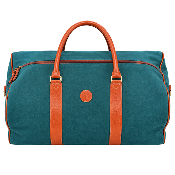 Polo Ralph Lauren Vintage Green Canvas Weekender Duffle Bag