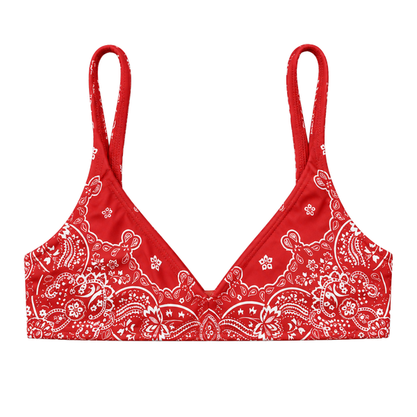Zimmermann Bandana Paisley Bikini Top Size 6-8