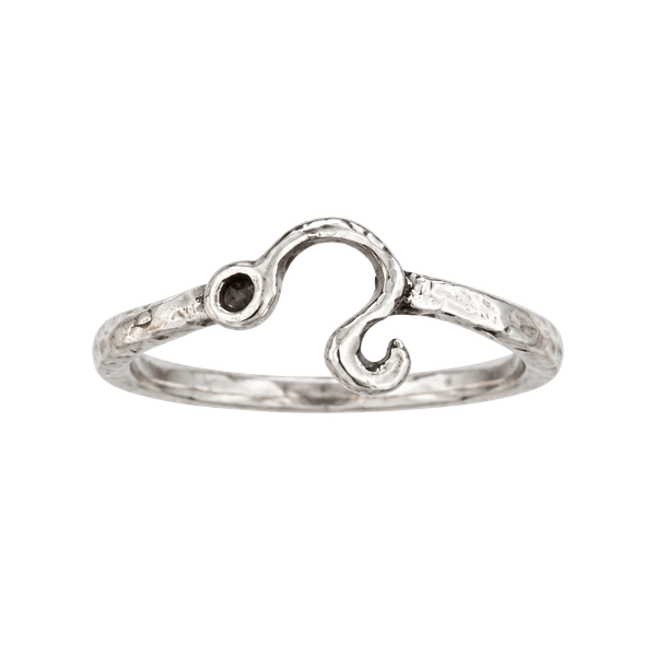  Zodiac Ring Leo Astrology Symbol Titanium Steel Ting Size 5