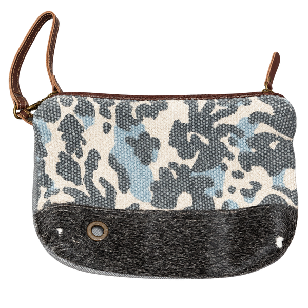 Myra Bag Camo Hairon Wristlet