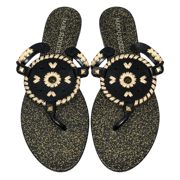 Jack Rogers Georgica Jelly Sandal Size 7 Black