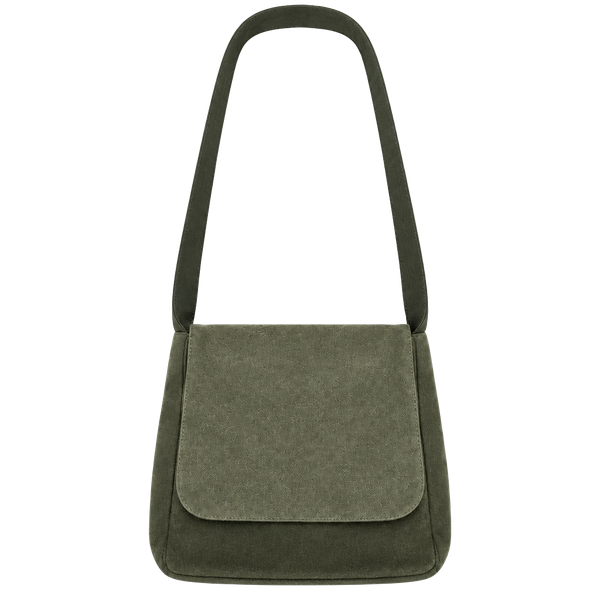 Giani Bernini Olive Green Suede Crossbody Bag