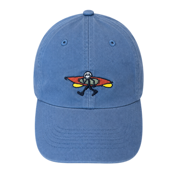 Life Is Good Kayaker Baseball Cap Blue Embroidered Dad Hat