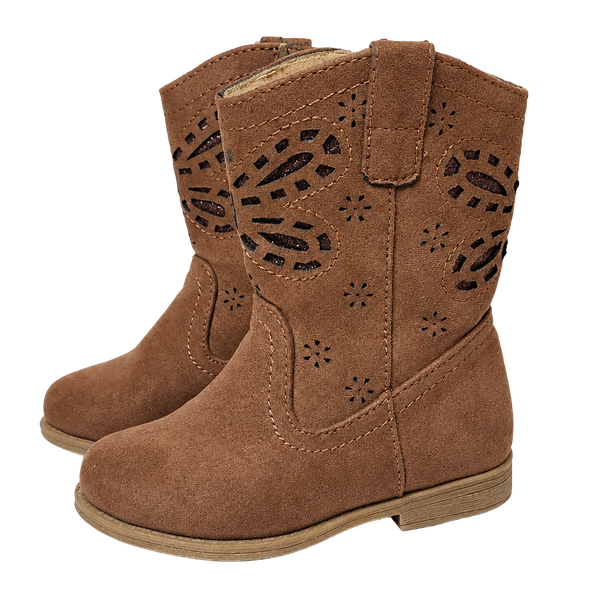 Rachel Shoes Lil Jayla Tan Kids Western Boots