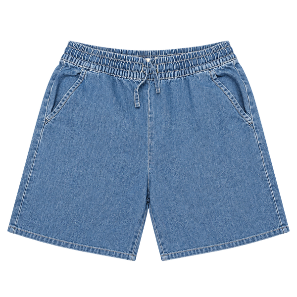 Cotton On Kids Denim Jogger Pants Size 9-10 Light Wash Pull-On Elastic Waist