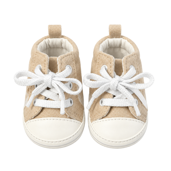 Carter's Child of Mine Sneakers Size NB Tan Low Top Shoes New