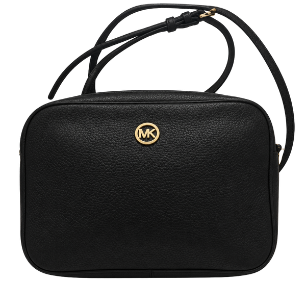 Michael Kors Black Leather Crossbody Bag