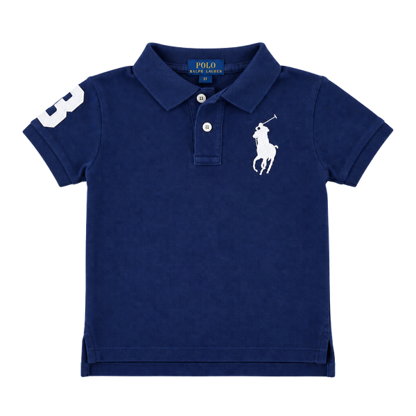 Polo Ralph Lauren Kids Big Pony Navy Cotton Tee Size 6 