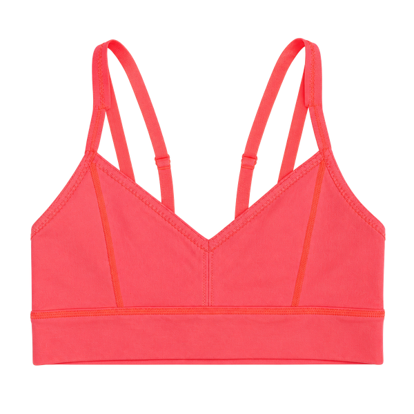 Lululemon Free to Be Serene Strappy Sports Bra Sunset Orange Size 6