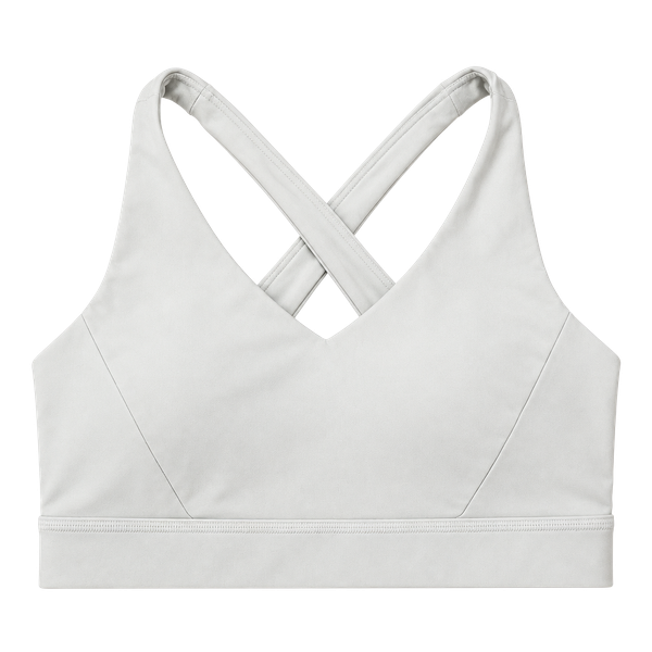 Lululemon Envital Bra B/C Size 6 Vapor V-Neck Cross-Back Athletic