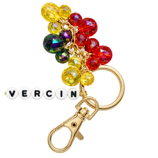 Disney Parks Mickey Mouse Bead Keychain NWT