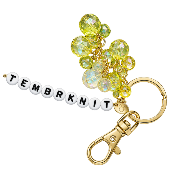 Disney Parks Tinkerbell Beaded Keychain New