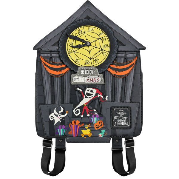 Loungefly Disney Nightmare Before Christmas Town Hall Mini Backpack Glow in Dark