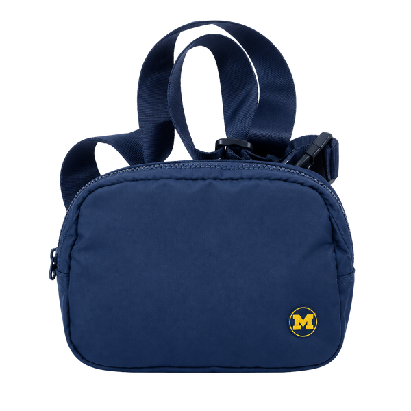 Michigan Wolverines White Everywhere Belt Bag - 272986285,