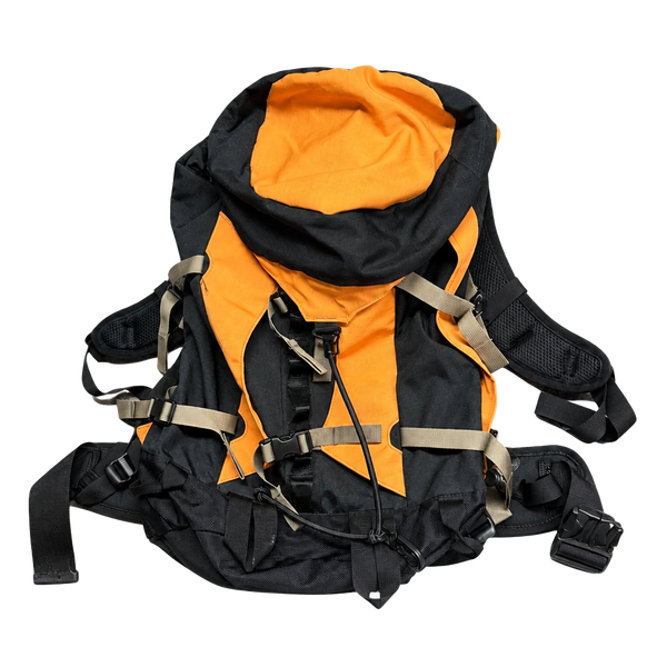 REI Hiking Backpack Black Orange Camping Day Trip Pack