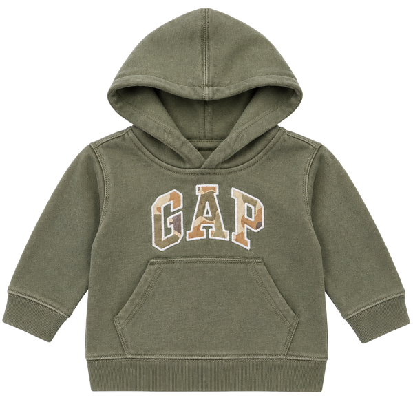 Baby Gap Logo Hoodie Size 6-12 Months Olive Green