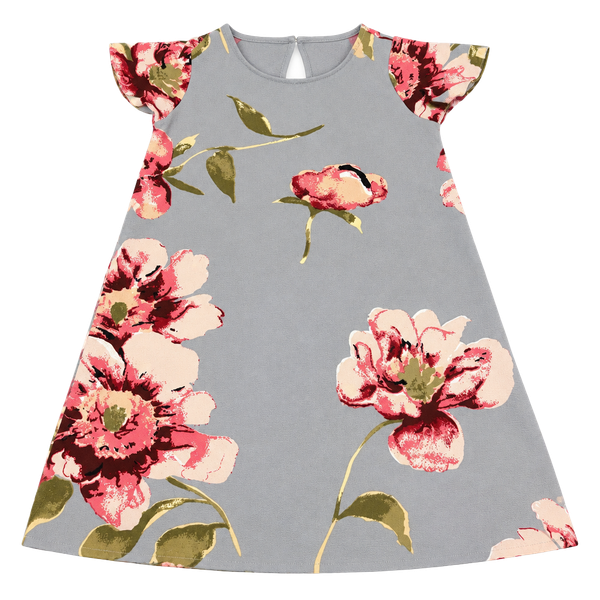 PatPat Floral Dress Size 3-4Y Blue