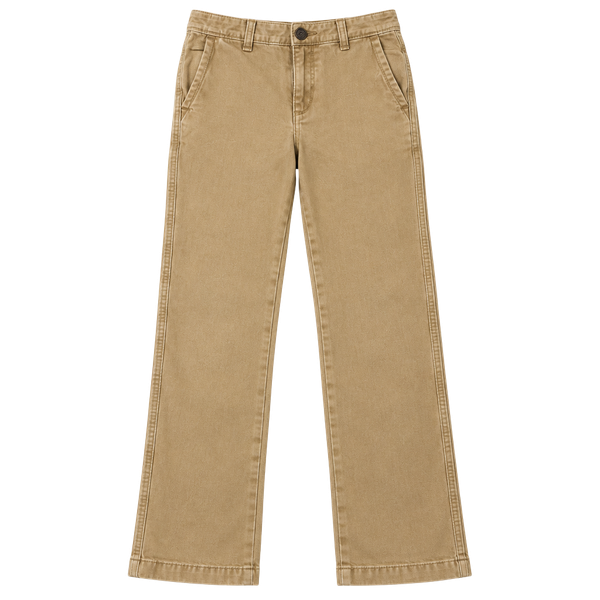 Abercrombie Kids Chino Pants Size 12 Slim Tan
