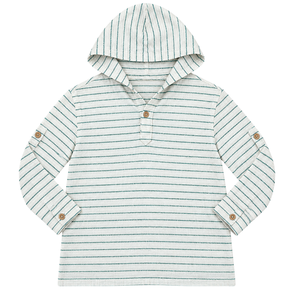 Zara Striped Hooded Shirt Size 3-4 Years