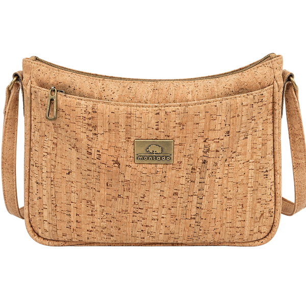 Montado Cork Crossbody Bag Handbag Purse Brown