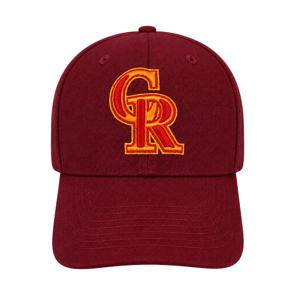 New Era Colorado Rockies 59FIFTY Fitted Hat Size 7 1/4 Badlands Burgundy