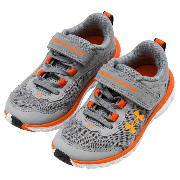 Under Armour Boys Pre School Assert 9 Alternate Closure Sneaker Size 13K Gray