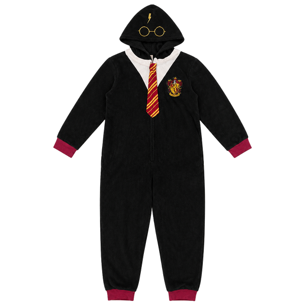 Harry Potter, Gryffindor Union Sleep Wear Comfort One Piece, Halloween, S/M